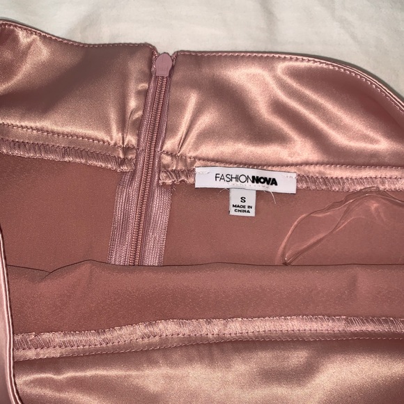 Smooth as Silk Satin Set - Blush from Fashion Nova - Picture 5 of 6